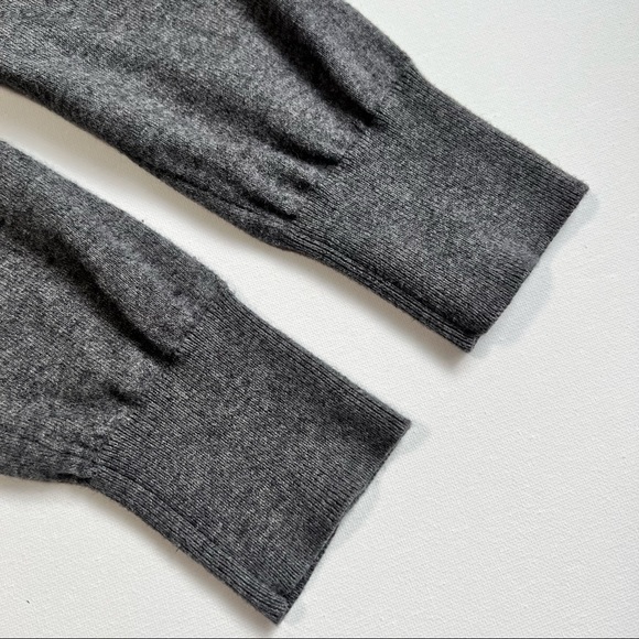 Ralph Lauren Cotton/Cashmere Grey Cardigan Sweater - Picture 3 of 5